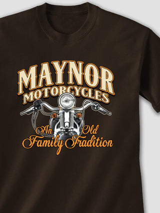 Motorcycle Family Tradition : Printed T-Shirts