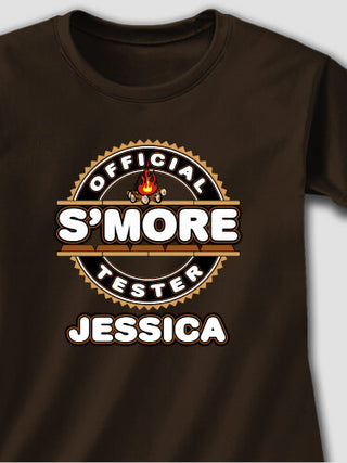 Official S'more Tester : Printed T-Shirts