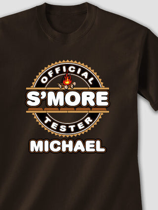 Official S'more Tester : Printed T-Shirts