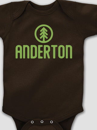 Pine Tree : Printed Baby Bodysuits