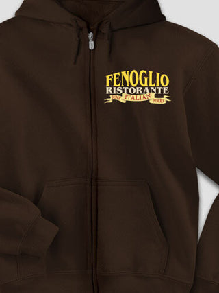 Ristorante : Embroidered Zip Hoodies