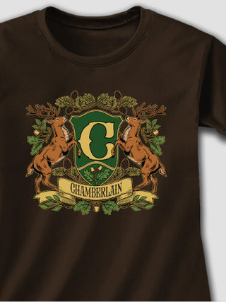 Stag Coat Of Arms : Printed T-Shirts