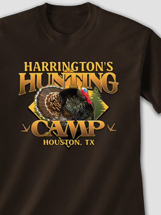 Turkey Hunting Camp : Printed T-Shirts