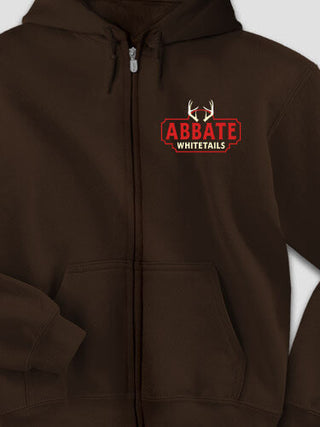 Whitetails : Embroidered Zip Hoodies