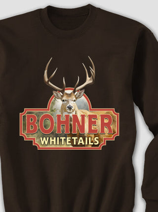 Whitetails : Printed Sweatshirts
