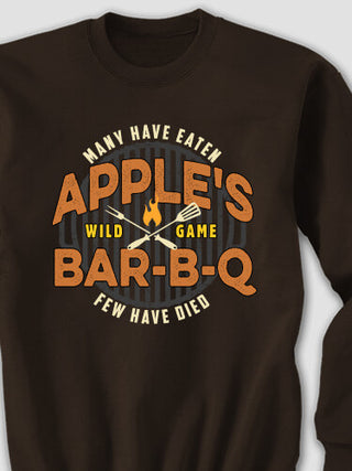 Wild Game Few Have Died BBQ : Printed Sweatshirts