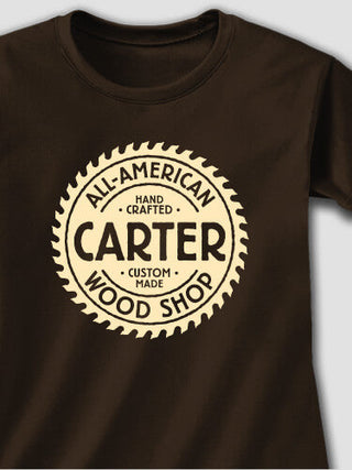 Wood Shop : Adult Ladies Fitted T-Shirt