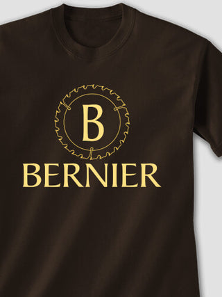 Woodworking Monogram : Printed T-Shirts