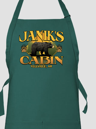 Bear Cabin : Printed Aprons