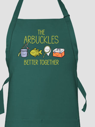 Better Together Fishing : Printed Aprons