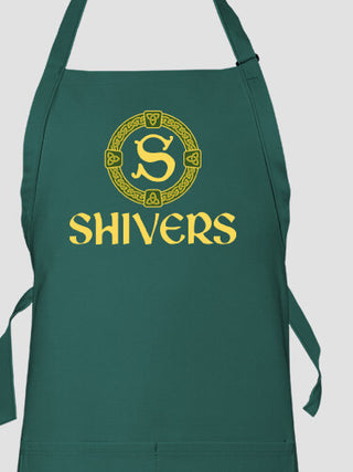 Celtic Wreath Monogram : Printed Aprons
