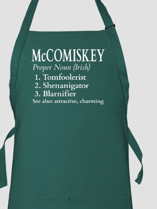 Irish Definition : Printed Aprons
