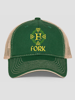 Celtic Wreath Monogram : Embroidered Trucker Hats