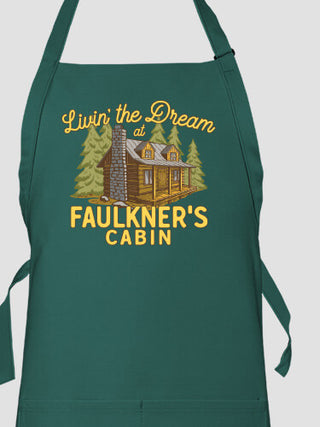 Livin' The Dream Cabin : Printed Aprons