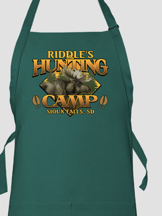 Moose Hunting Camp : Printed Aprons