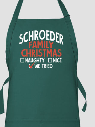 We Tried : Printed Aprons