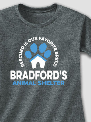 Animal Shelter : Adult Ladies Fitted T-Shirt