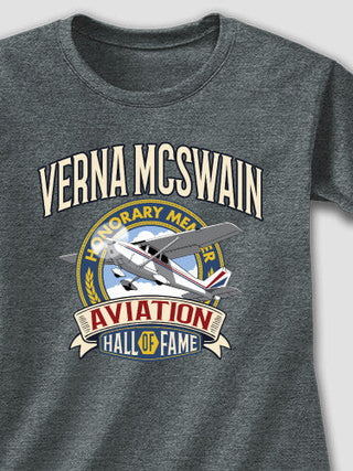 Aviation Hall Of Fame : Adult Ladies Fitted T-Shirt