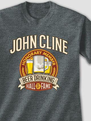 Beer Drinking Hall Of Fame : Printed T-Shirts
