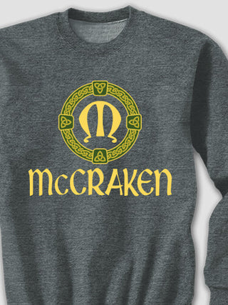 Celtic Wreath Monogram : Printed Sweatshirts