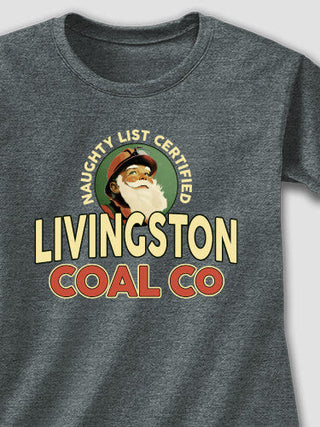 Christmas Coal Company : Adult Ladies Fitted T-Shirt