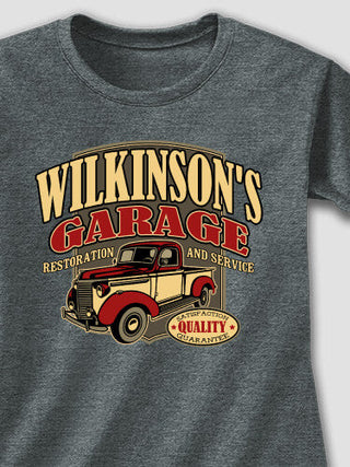 Classic Garage : Adult Ladies Fitted T-Shirt