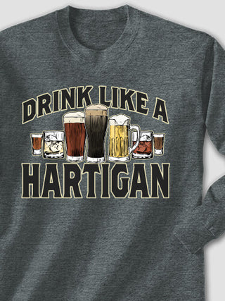 Drink Like A : Printed Long Sleeves