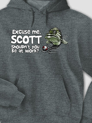 Excuse Me Fish : Printed Hoodies