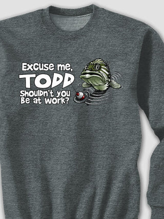 Excuse Me Fish : Printed Sweatshirts