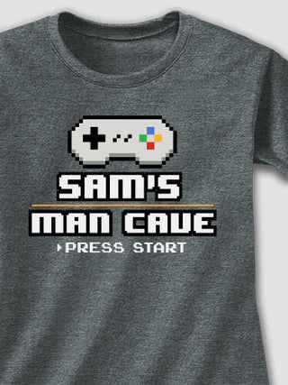 Gamer Man Cave : Printed T-Shirts