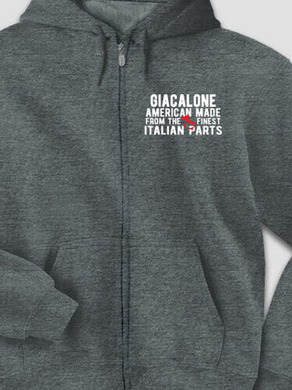 Italian Parts : Embroidered Zip Hoodies