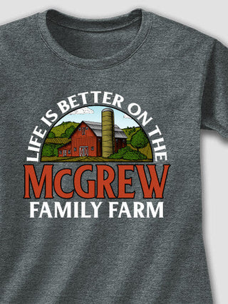 Life Is Better Farm : Adult Ladies Fitted T-Shirt