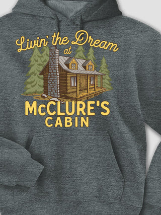 Livin' The Dream Cabin : Printed Hoodies