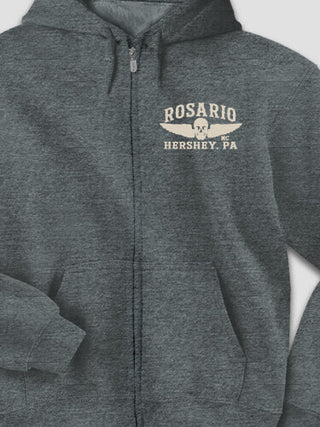 Motorcycle Club : Embroidered Zip Hoodies