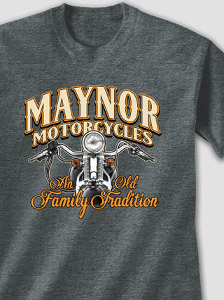 Motorcycle Family Tradition : Printed T-Shirts