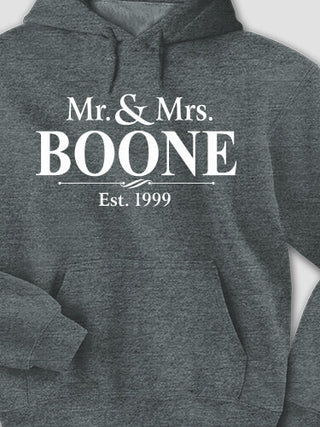 Mr and Mrs : Printed Hoodies