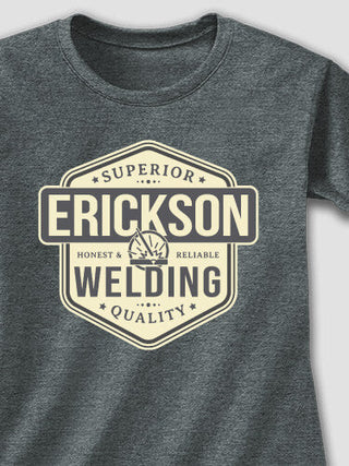 Welding : Adult Ladies Fitted T-Shirt