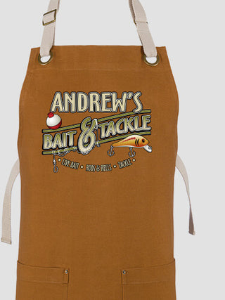 Classic Bait and Tackle : Printed Canvas Work Aprons