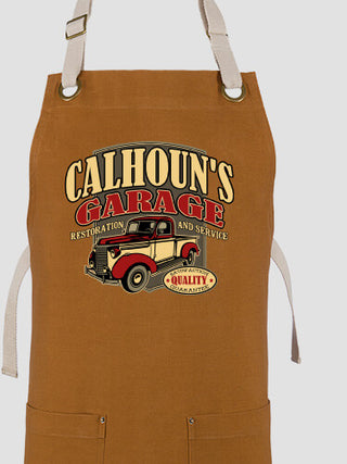 Classic Garage : Printed Canvas Work Aprons