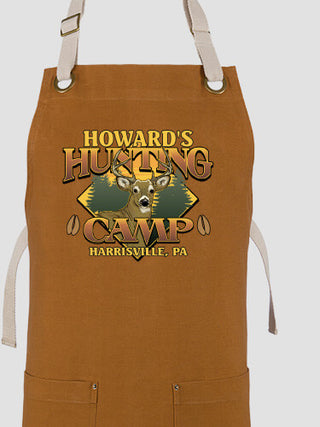 Deer Hunting Camp : Printed Canvas Work Aprons