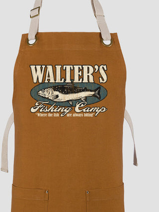 Fishing Camp : Printed Canvas Work Aprons