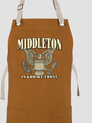 In God We Trust : Printed Canvas Work Aprons