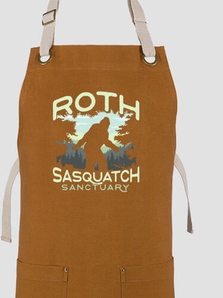 Sasquatch Sanctuary : Printed Canvas Work Aprons