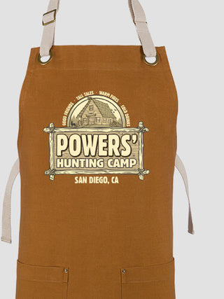 Vintage Hunting Camp : Printed Canvas Work Aprons