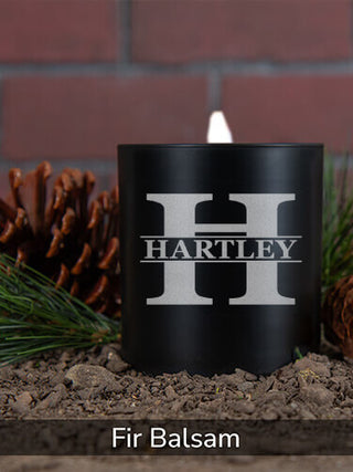 Family Monogram : 11oz. Engraved Scented Candles