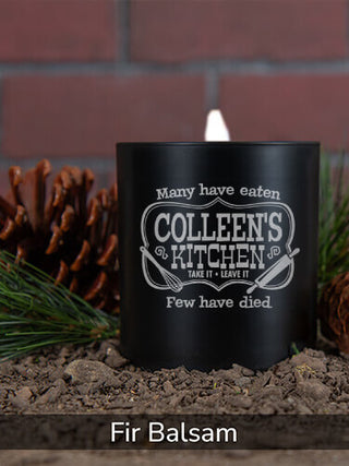 Few Have Died Kitchen : 11oz. Engraved Scented Candles