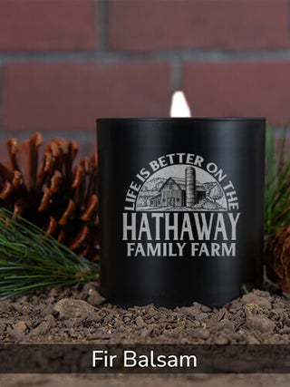 Life Is Better Farm : 11oz. Engraved Scented Candles