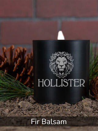 Lion : 11oz. Engraved Scented Candles