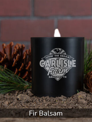 Livin' The Dream Farm : 11oz. Engraved Scented Candles