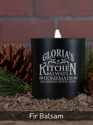 Vintage Kitchen : 11oz. Engraved Scented Candles